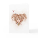 Zodiac Girl Greeting Card: Aries