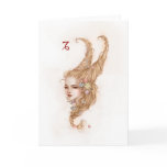 Zodiac Girl Greeting Card: Capricorn