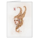 Zodiac Girl Greeting Card: Capricorn cards