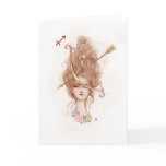 Zodiac Girl Greeting Card: Sagittarius