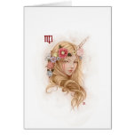 Zodiac Girl Greeting Card: Virgo cards