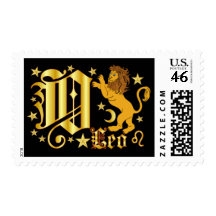 Zodiac-Leo-Font-Design-2-O Postage