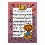 Zodiac - Leo Fun Facts Cards
