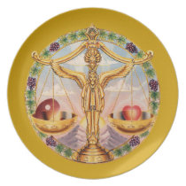 Zodiac Libra - Customize it! Party Plates