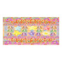 Zodiac LIBRA:  GOODLUCK Designs Customized Photo Card