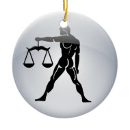 Zodiac Libra ornament