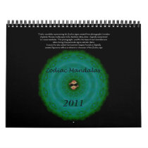 Zodiac Mandalas Calendar  2011