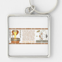 Zodiac Metal Snake  Sagittarius born 1941 2001 Keychain