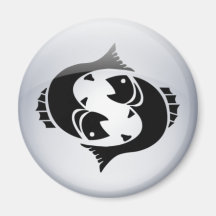 Zodiac Pisces Refrigerator Magnet