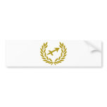 zodiac-sagittarius-laurel bumper stickers