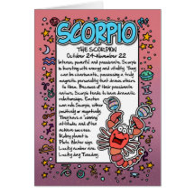 Zodiac - Scorpio Fun Facts Cards