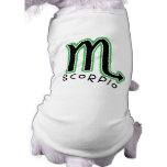 Zodiac Scorpio Pet T-Shirt pet clothing