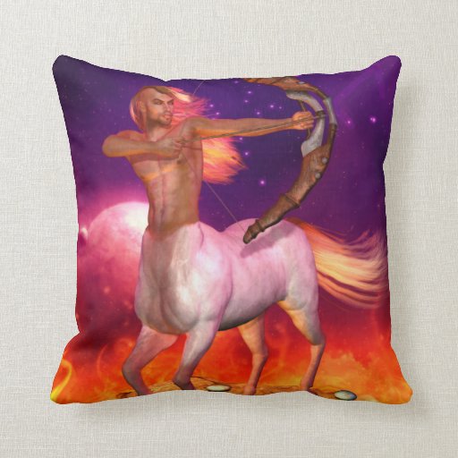 Zodiac Series: Sagittarius Throw Pillow Zazzle