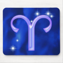 Zodiac sign Aries Mouse Pads