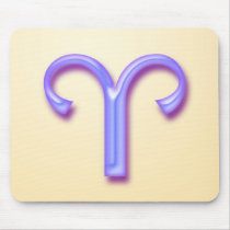 Zodiac sign Aries mousepads