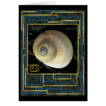 Zodiac Sign: Cancer Birthday Greetings Greeting Card
