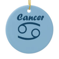 Zodiac Sign Cancer ornament