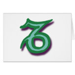Zodiac sign Capricorn Card
