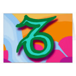 Zodiac sign Capricorn Greeting Card