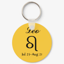 Zodiac sign - Leo keychains
