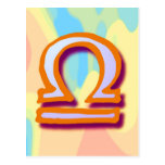 Zodiac sign Libra Postcards