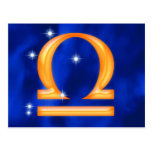 Zodiac sign Libra Postcards