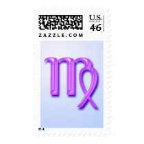 Zodiac sign Virgo Stamp