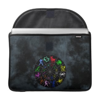 Zodiac signs together MacBook pro sleeves