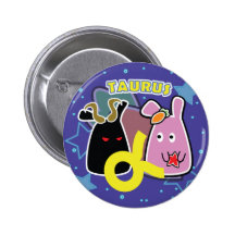 ZODIAC - TAURUS PINBACK BUTTON