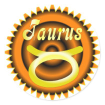Zodiac Taurus stickers