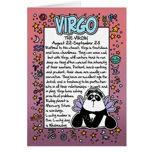 Zodiac - Virgo Fun Facts Cards