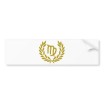 zodiac-virgo-laurel bumper sticker