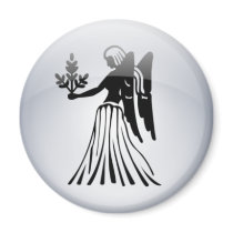 Zodiac Virgo Refrigerator Magnets