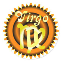 Zodiac Virgo stickers