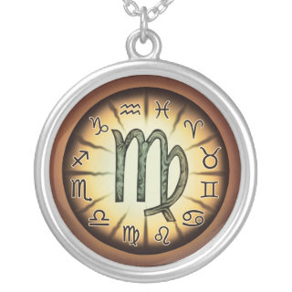 Zodiac Virgo symbol Necklace