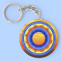 Zodiac Wheel keychains