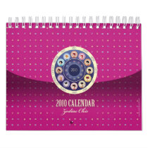 Zodiac Women's 2010 Small Wall Calendar by monicastamp Zodiac Women's 2010 Small Wall Calendar