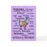 zodiac word cards - capricorn