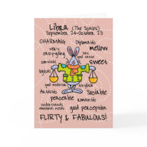 zodiac word cards - libra
