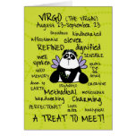 zodiac word cards - virgo
