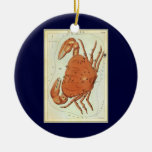 Zodiaco de la constelación del cangrejo del cáncer adorno