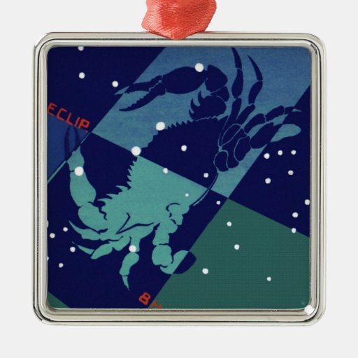 Zodiaco de la constelación del cangrejo del cáncer adorno de reyes
