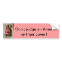 Zoe 1 little alien bumper stickers