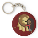 Zoe and Peanut Keychain