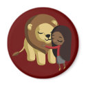 Zoe and Peanut magnets