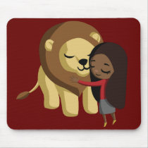Zoe and Peanut mousepads by ButtermilkBiscuits Zoe and Peanut mousepads