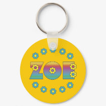 Zoe Flores Rainbow keychains