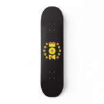 Zoe Flores Yellow Skateboard