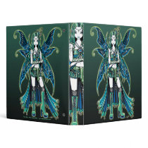 "Zoe" Green Celetial Star Fairy Art Binder