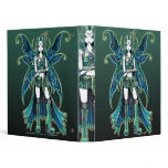 "Zoe" Green Celetial Star Fairy Art Binder